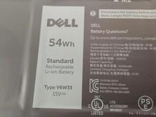 54Wh Genuine V6W33 Battery for Dell Inspiron 15 3511 3520 3515 3510 5510 5515 picture