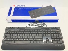 Verbatim VER99789 Illuminated Soft Touch USB Wired Keyboard 99789 picture