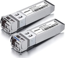a Pair of 10G SFP+ Bidi Transceiver, LC Single-Mode Single Fiber Module, 10GB... picture