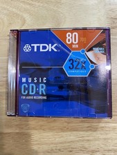 “Lot of X TDK Music CD-R 80 Min 700MB 32x Sealed Audio Recording Discs” picture
