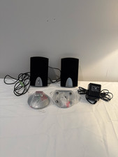Vintage eMachines SP-30A PC Computer Laptop Multimedia Wired Speakers Wall Hang picture