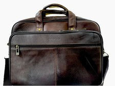 Heritage Genuine Leather Business Computer Case 11x14x1.5 Interior Dimensions picture