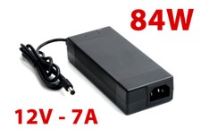 NEW AC DC Adapter 84W 12V 7A for Mini ITX Computers, LCD/LED Monitors, laptops picture