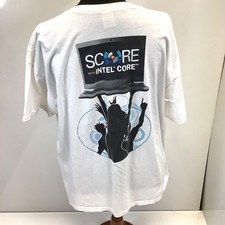 90s Intel Core T Shirt Size 3XL White Retail Edge Score Fruit of Loom Vintage picture