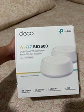 TP-Link Deco BE23 WiFi 7 Mesh System 2-Pack BE3600 Dual-Band – Excellent Conditi picture