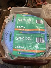 Southwire Type CMP-BLUE 24/4 250 Ft. CAT 5e Plenum Cable picture