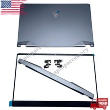 Lcd Back Cover/Bezel/Hinges For MSI GE76 GP76 Raider 10UE/11UH/11UG/12UE MS-17K4 picture