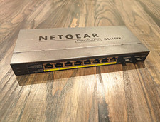 NETGEAR ProSafe GS110TP 8-Port Gigabit Smart Switch PoE SFP with power picture