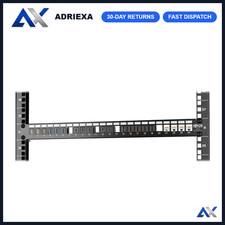 24-Port 1U Rackmount Patch Panel - Shielded Blank Cutouts, Compatible with RJ45, picture