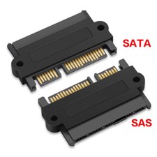 Cablecy SFF-8482 SAS 22Pin to 7Pin + 15 Pin SATA Hard Disk Drive Raid Adapter picture