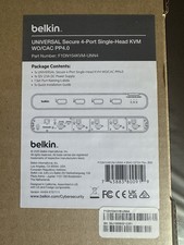 Belkin F1DN104KVM-UNN4 Universal Secure KVM Switch - Tamper Resistant picture