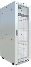 Sysracks 42U 35'' Deep IT Network Data Server Rack Cabinet Gray Mesh Vented Door picture
