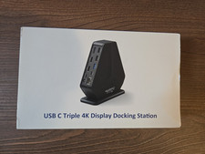 4URPC DS-C02 60W Triple USB-C Driver-Based 4K Display Docking Station for Laptop picture