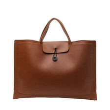 Large Capacity Polyurethane Vegan Leather Laptop Bag/Brown picture
