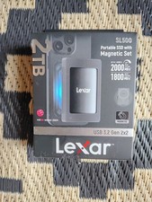 LEXAR SL500 2TB PORTABLE SSD WITH MAGNETIC SET- BRAND NEW SEALED picture