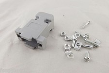 100pcs D-SUB Plastic Hood Cover Backshell & Screws for 9 Pin DB9 15 Pin DB15 VGA picture