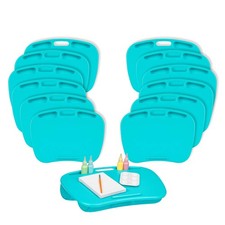 LAPGEAR MyDesk Lap Desk with Device Ledge and Phone Pack of 12, Turquoise picture