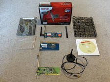 Comp USA Wireless PCI Adapter Card 54 Mbps 802.11b Or G . Vintage Rare picture