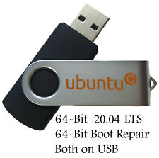 Ubuntu Linux 20.04 LTS 64 Bit Bootable 8GB USB Flash Drive And Install Guide picture