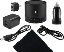 Ematic EP218 Bluetooth Speaker Bundle Dual USB Charger / Wireless Speaker picture