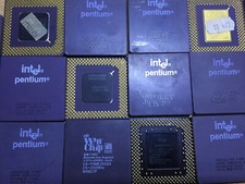 Intel Pentium - AMD Processor CPU Socket 5/7 MMX Ceramic Fiber Vintage TESTED k. picture