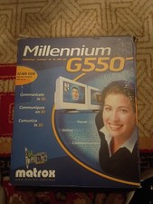 Matrox Millennium G550 32MB DDR AGP Graphics Card DualHead VGA DVI w/ Box picture