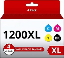 4PK PGI-1200XL Ink Cartridge for MB Laser Printer MB2020 MB2120 MB2720 MB2050 picture