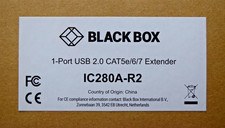 Black Box IC280A-R2  1-Port USB 2.0 CAT5e/6/7 Extender Kit picture
