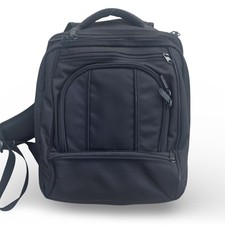 Brenthaven Black Solid Laptop Backpack, Padded Compartment, Adjustable Straps picture
