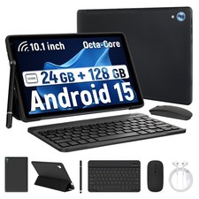 10.1/11 Inch Tablet 24GB ROM 128GB RAM Android 15 Octa-Core Wi-Fi 6, BT 5.0 LCD picture