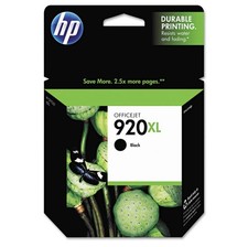 HP 920XL Black High Yield Ink Cartridge CD975AN Officejet EXP 24-26 - 2 PACK picture