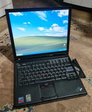 Vintage IBM ThinkPad T41 Laptop Pentium M 1.60GHz, 1GB RAM, 40GB HDD, Win XP picture