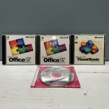 Vintage 1990’s Microsoft Windows 95, Office 97 (x2), & Visual Basic 5.0 Lot picture