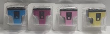 Genuine HP 02 Ink Cartridges Lot of 4 Light Cyan Magenta Pink Yellow NIP picture