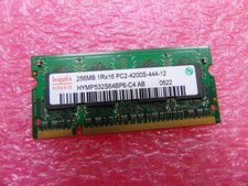 Hynix Laptop Memory 256MB DDR2 PC2-4200S 533MHz 200 Pins - HYMP532S64BP6-C4 picture
