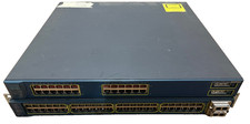 Cisco LOT WS-C3560E-48PD-SF 2x X2-10GB-SR and WS-C3550-24PWR-SMI PoE Managed 10G picture