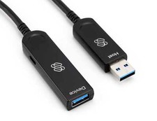Sewell Light-Link USB 3.1 over Fiber Cable | 5Gbps, Zero Latency, 100ft picture