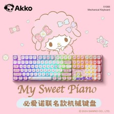 Akko My Melody 5108B RGB Hot Swap Mechanical Keyboard Game Wireless Keyboards  picture