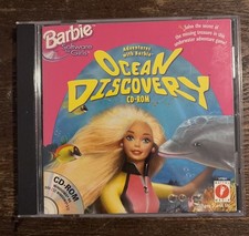 Barbie Ocean Discovery CD-ROM PC Game Windows 95 3.1 DOS Mattel 1997 Adventure picture