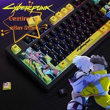 Anime Cyberpunk Edgerunners Keycaps 124 PBT OEM Lucy Rebecca David Only Keycap picture
