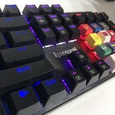 Illuminated USB Gaming Keyboard - Redragon Sindri K671 - w DC Universe Game keys picture