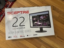 SCEPTRE 22 Inch LED Monitor Ultra Slim Pro Series 1920*1080 E225W-19203RT A picture