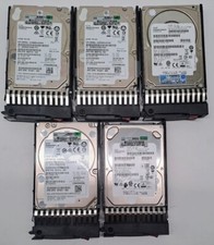 Lot of 5 HPE 600GB 2.5
