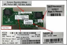 655639-B21 I HP Ethernet 10Gb 2-Port 560FLB Adapter Flexible LOM 656243-001 picture