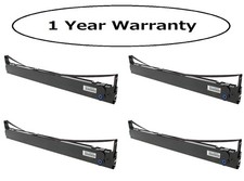Compatible Oki Microline 8480 41708209 Printer Ribbon 4PK Black 25 M Characters picture