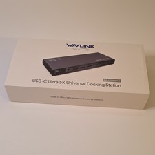 WAVLINK WL-UG69DK1 USB-C Ultra 5K Docking Station HDMI DP RJ45 Audio picture