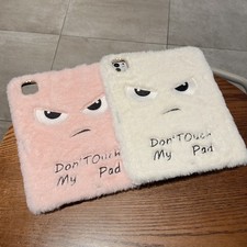 Plush Fur Cute Cartoon Soft Case Cover For iPad 5/6/7/8/9/10/11th Gen Pro 11