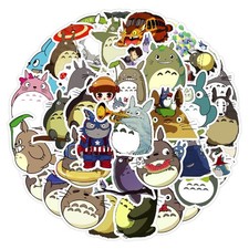 50Pcs My Neighbor Totoro Sticker for Kids, Cute Anime 2-3.5 inch, Longmao picture