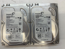 LOT 2 SEAGATE DESKTOP  ST3000DM001 3TB 3.5