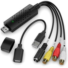 USB Audio Video Converter, VHS to Digital Converter, Video Capture Card Digitize picture